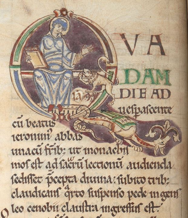 AinonenT's tweet image. There's magic in the air - 12thC dragons lurk in initials and in the margins bl.uk/manuscripts/Fu… #PolonskyPre1200