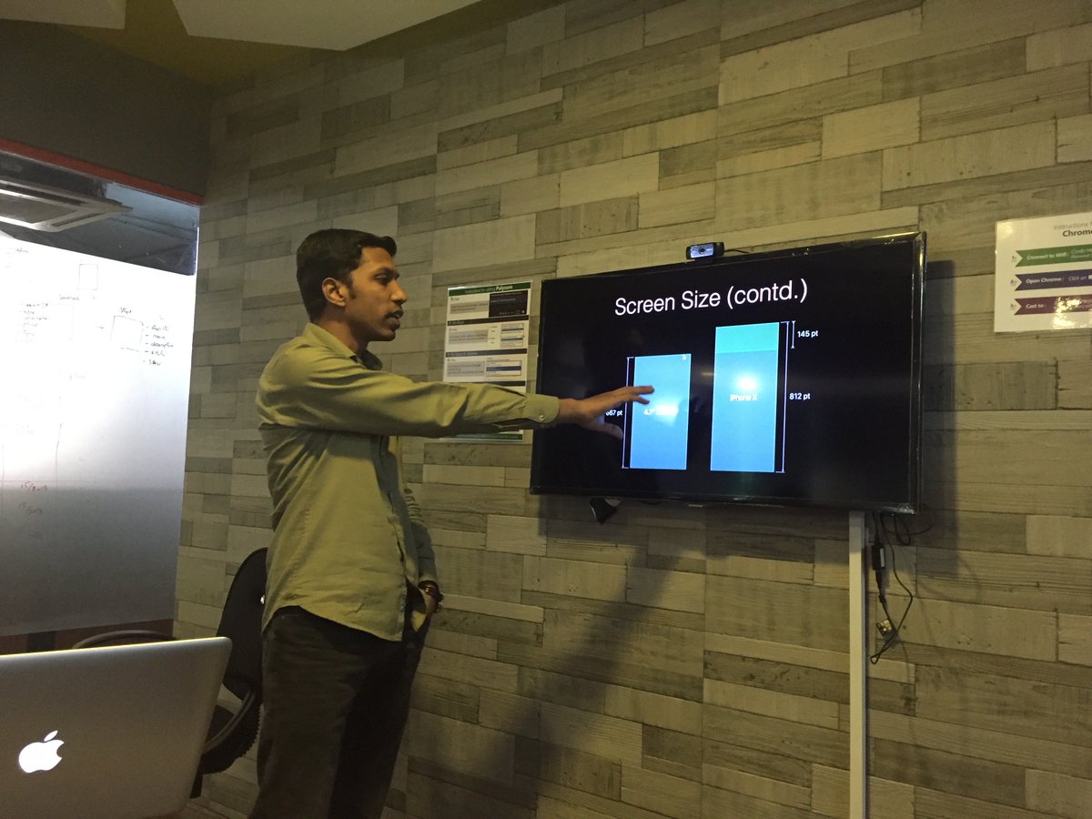 mobileconfiz's tweet photo. Session on "Designing for #iPhoneX" by @aneeqanwar82 in #iOS #community!
#iOScommunity #confiz https://t.co/dbOwvmHAAM