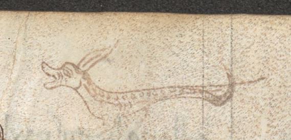 AinonenT's tweet image. There's magic in the air - 12thC dragons lurk in initials and in the margins bl.uk/manuscripts/Fu… #PolonskyPre1200