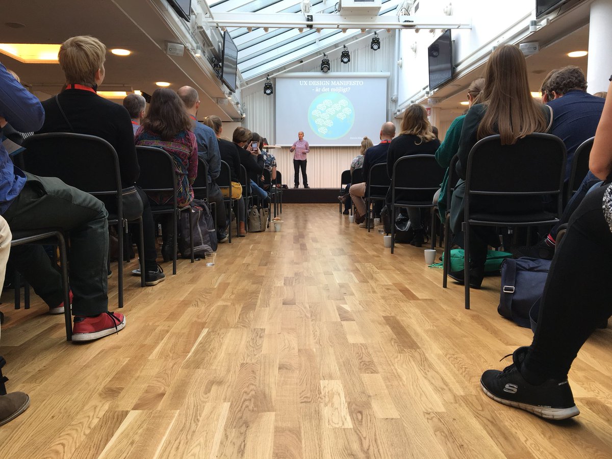 d0pp13r's tweet photo. @zayera snackar om #ux manifest på #UXOpen 2017 https://t.co/qdV4bXchge
