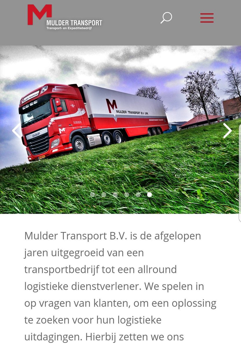 We hebben een nieuwe website!
Neem snel een kijkje op: muldertransport.nl