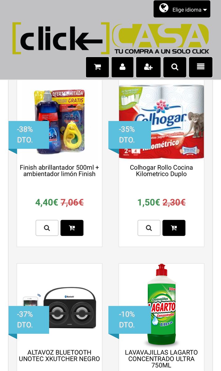 clickyencasa's tweet photo. 10% 15% 20% 40% y muchísimos descuentos más en numerosos productos que encontrarás en nuestra web. https://t.co/dCLFRLuzry