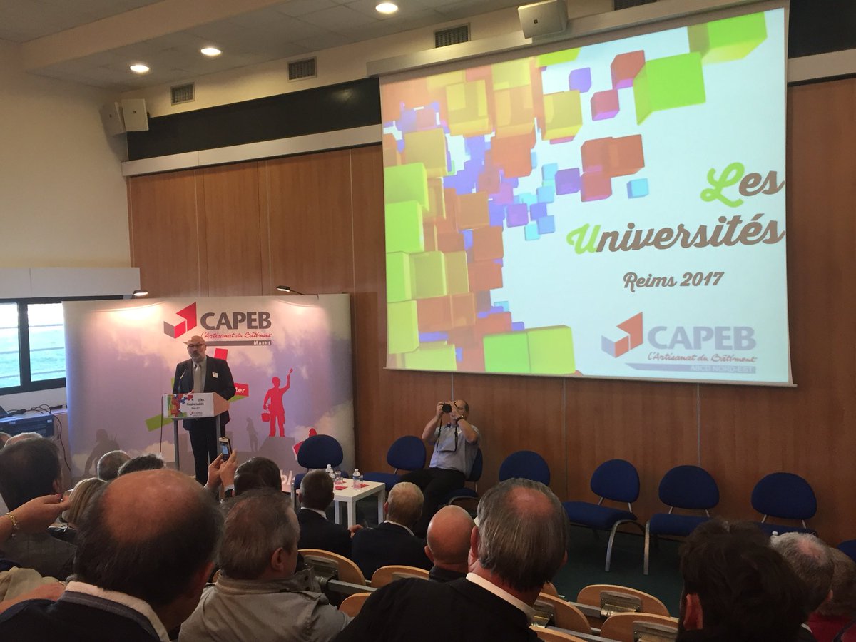 SGCAPEB10's tweet photo. Les 1ères Universités des CAPEB du Nord-Est, c’est parti !! @SGCAPEB10 @UniversiTCAPEB https://t.co/1yVDIXVu1q