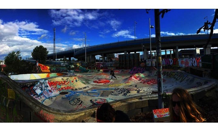WeCanFly17's tweet photo. This beautiful place was designed and build by #Spoofparks in #vienna. Showing just how creative skateboarding really is #art #skatecreate https://t.co/31chciO4Ms