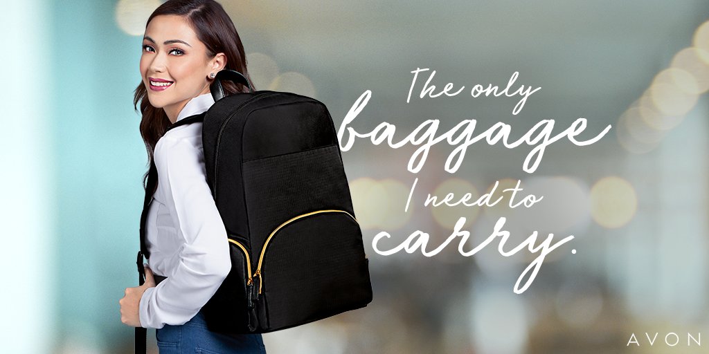 AvonPH's tweet photo. We all have that one trusty #AvonDBJ bag that won't let us down no matter what. Tweet us your #CarryOn stories & tell us it helped you! https://t.co/lfEPQUbrsA