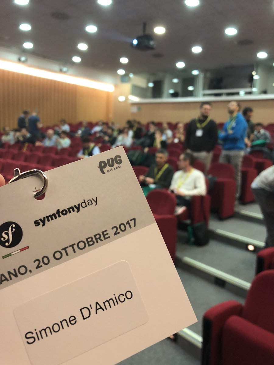 dymissy's tweet image. #symfonyDayIt here we go! @SymfonyDayIt @ideato #lifeinideato