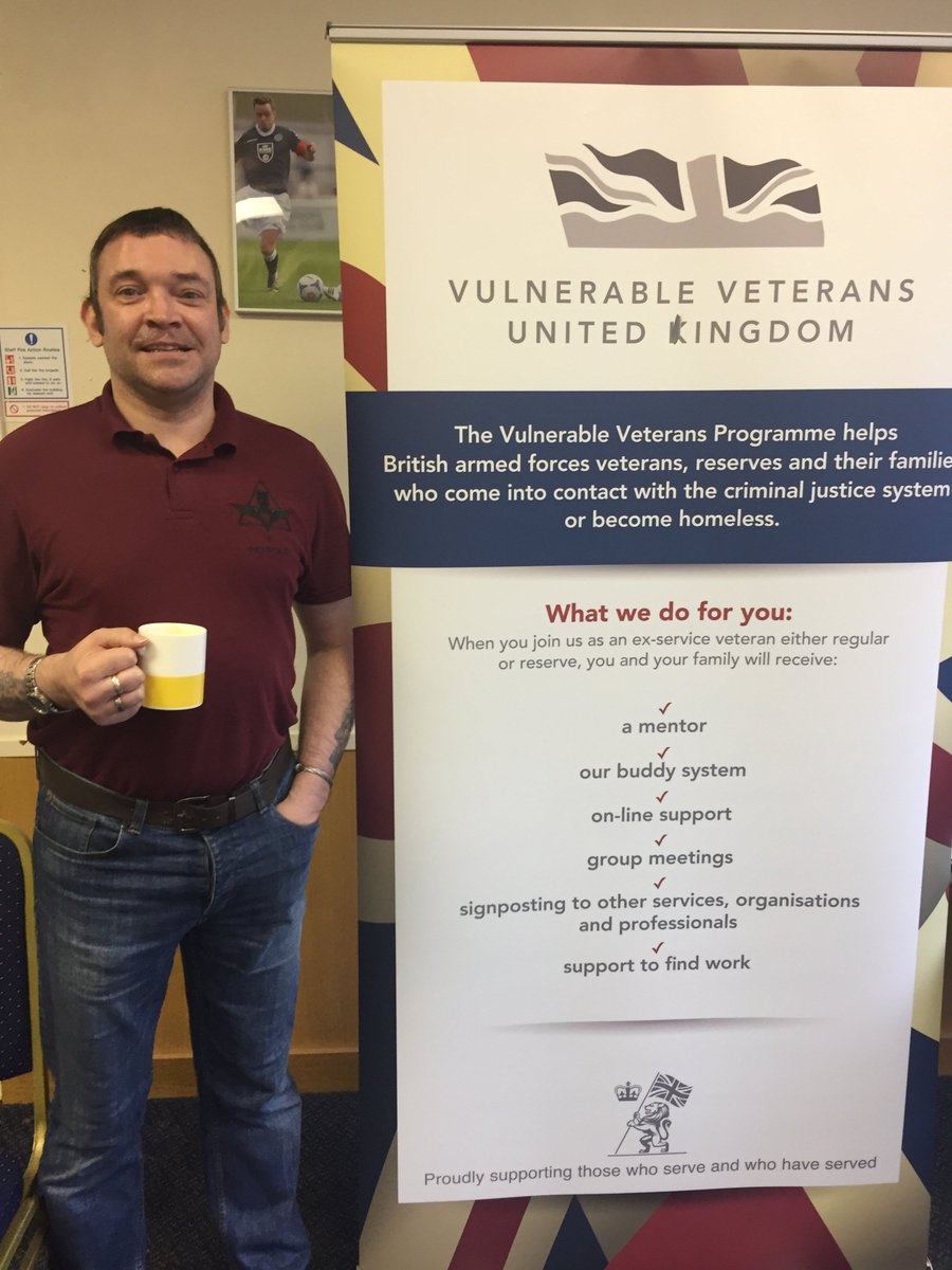 VulnerableVete1's tweet photo. Great to have the support of Veterans at #SAFDI - this one is a good lad AND a huge success #Proud #Veteran https://t.co/fXailnneZC