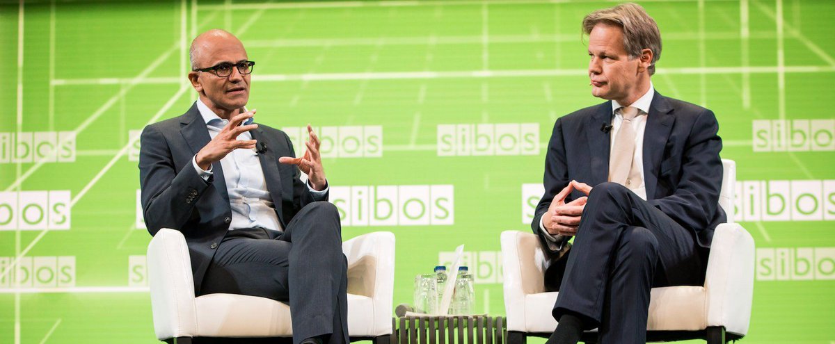 CoinDesk's tweet photo. Microsoft CEO Challenges Swift: Build 'Useful' Blockchain Applications https://t.co/JPph7nATHp https://t.co/OWXlGz0GWv