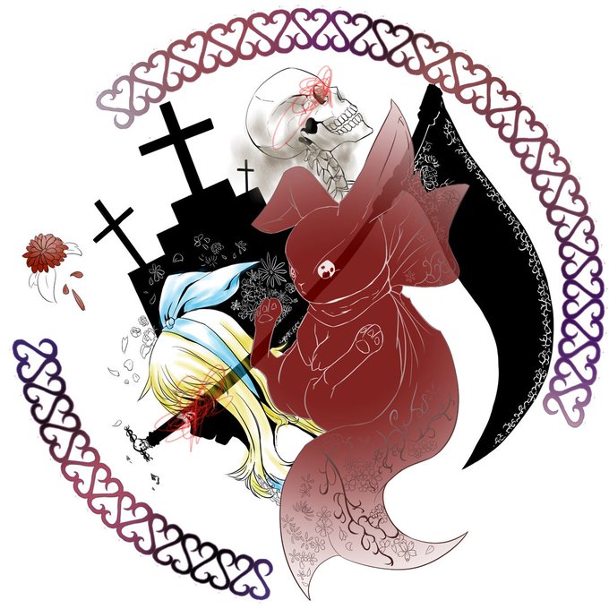 骸骨のtwitterイラスト検索結果 古い順