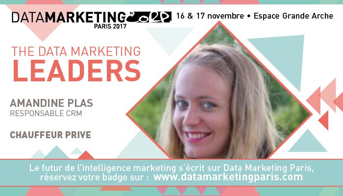 DataMarketParis's tweet photo. La #datavisualisation, moteur de l’amélioration de l’#expérienceclient w/ @ChauffeurPrive @AmandinePlas https://t.co/9dTHAuhluw https://t.co/pjxejUW2GD