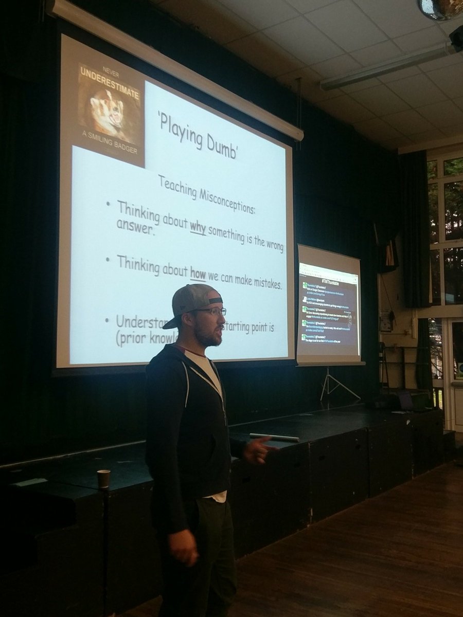 ThurstableLT's tweet photo. JBE using his sharp wit and sharper maths skills teaching misconceptions #tmthurstable https://t.co/oMkUqv8oQK