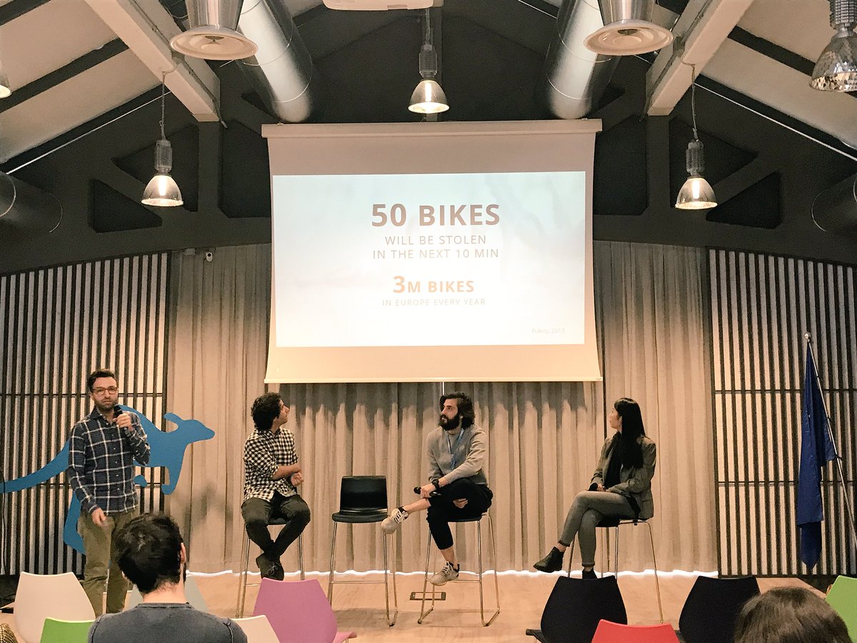 treatabit's tweet photo. #IoTperTutti
@sherlockbike racconta dell’#antifurto tracker #gps per la propria #bici che comunica con lo #smartphone 🚲 https://t.co/aydVtc6KF8