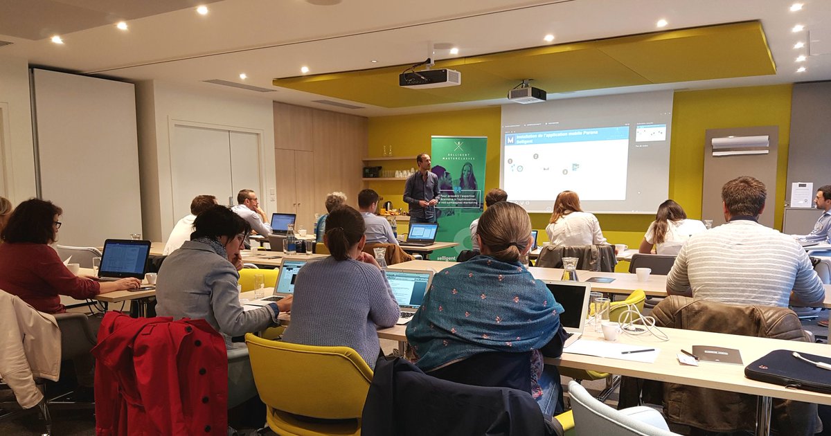 AnneJarry's tweet photo. Ambiance studieuse ce matin @selligentFR #masterclass dédiée à nos partenaires #connectivity #integration https://t.co/ymCaSxZgkv
