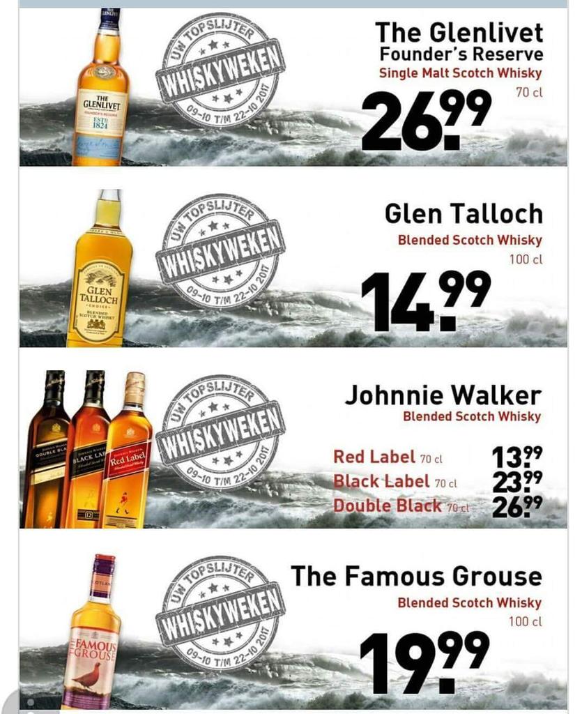 Dit weekend nog WHISKY WEKEN