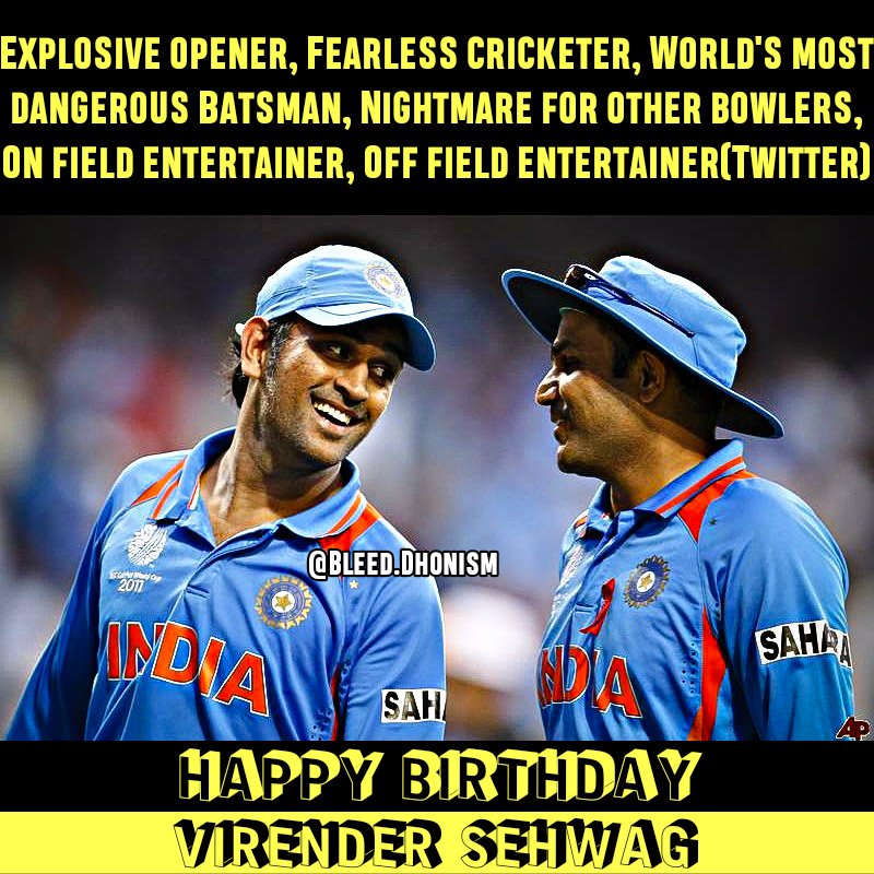 Happy Birthday, Virender Sehwag 