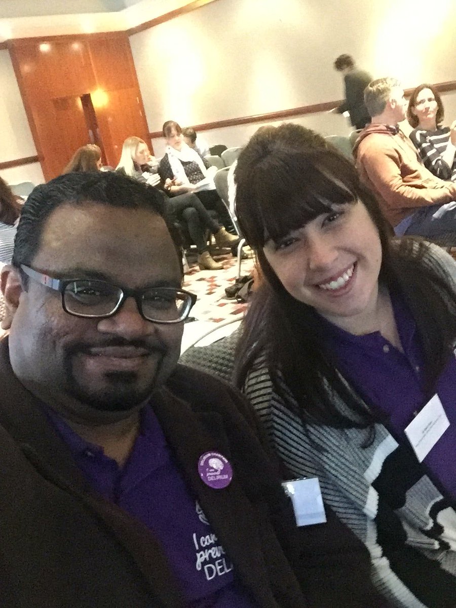 deliriumkrish's tweet photo. The team  #ICanPreventDelirium has arrived and buzzing to go 3 back to back workshop to raise #delirium awareness at #raidnetwork event https://t.co/MeasLhE3QZ