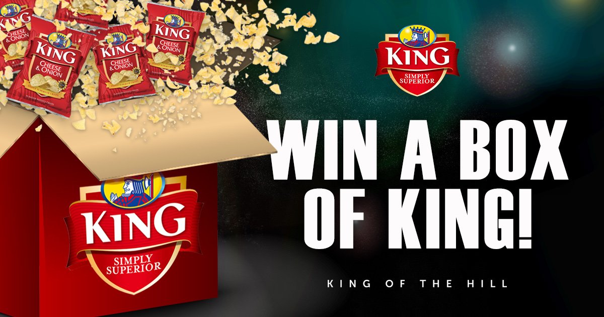 To be in with a chance to win a box of King Crisps simply follow our page and share the below post to be in with a chance to win.
