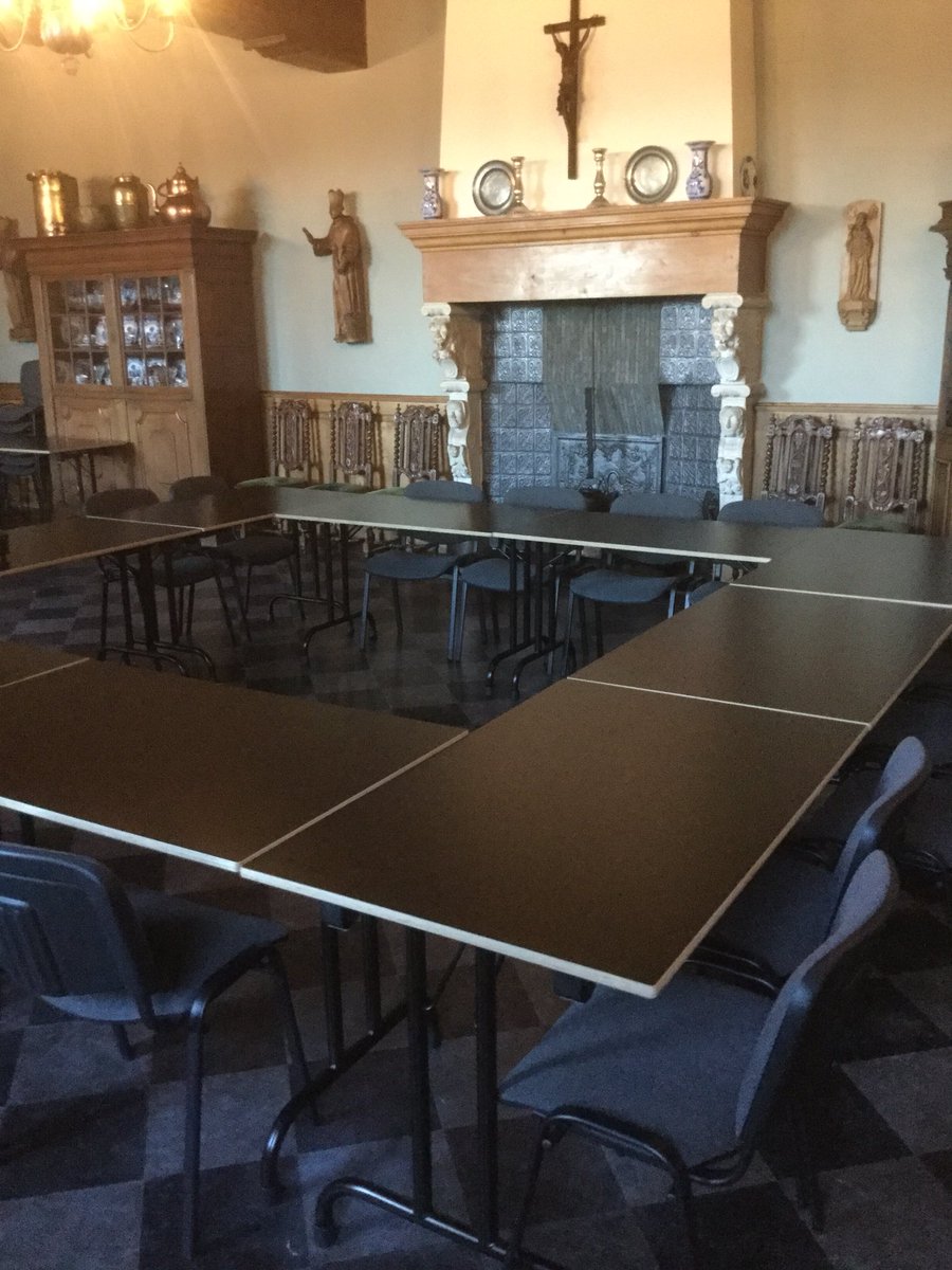 Vandaag vergadert onze directieraad in de abdij van #averbode Vanavond dragen we projectleiding #demerode over aan de provincies #staytuned