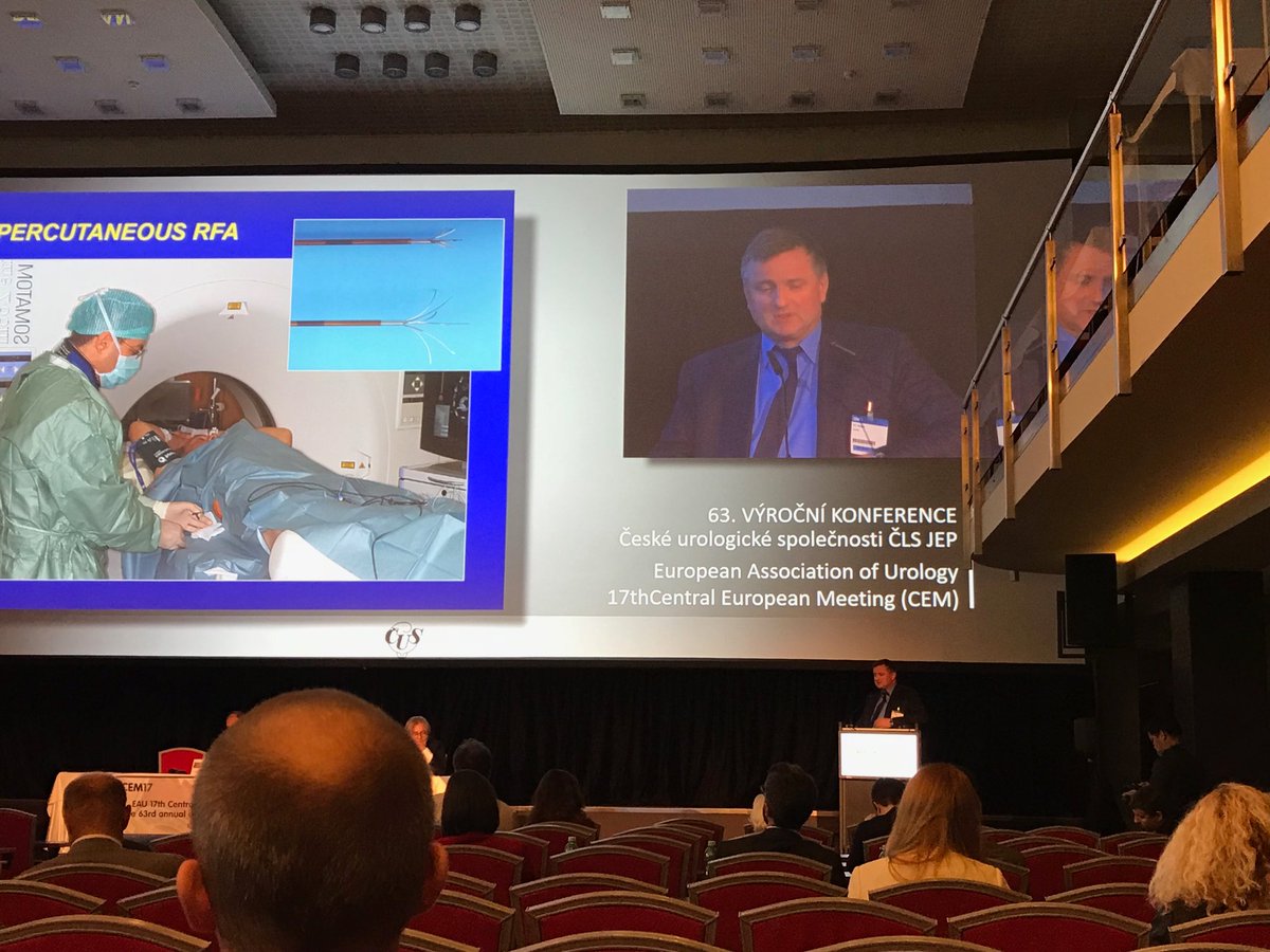 adedoks2's tweet photo. H-C Klinger-Vienna talks about ablation techniques for prostate cancer @ #cem17 #cus17 #uroczech https://t.co/Qz4U9BvipE