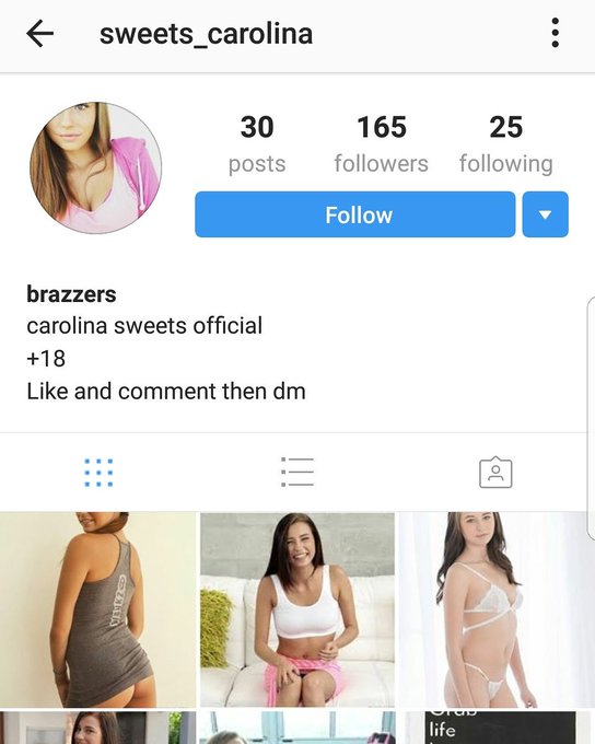 Please go and report this IG for mee. Very much appreciated 💕😚. My official IG is sweets.carolina https://t