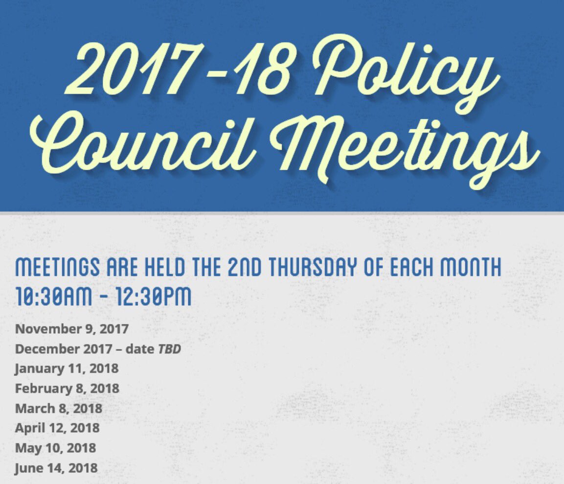 JCPSEARLY's tweet photo. Head Start Policy Council meetings are held the 2nd Thursday of each month! #weareJCPS #HeadStartcounts https://t.co/pFSQvXTpnK