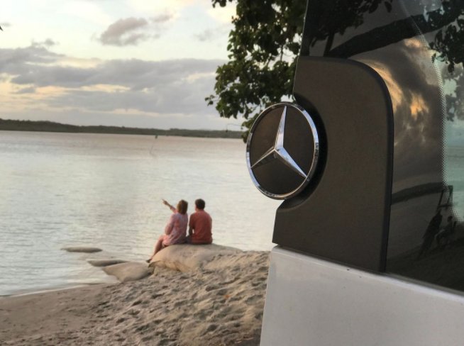 Chez moi … c’est là où j’ai stationné mon utilitaire Mercedes-Benz.