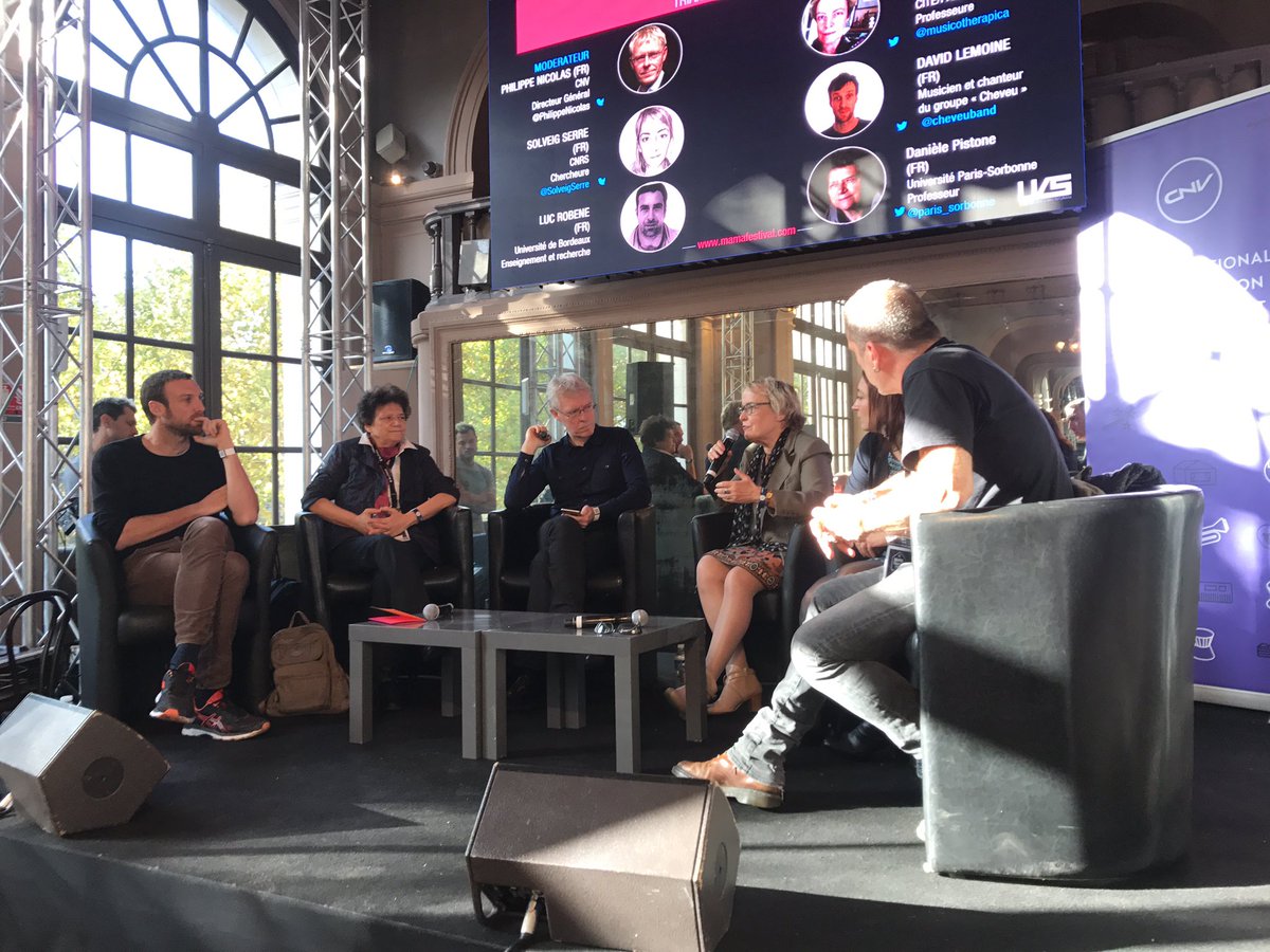 le_CNM's tweet photo. #EdithLecourt ,Plusieurs voix s'expriment à l'intérieur de chacun de nous et la Musique permet de les extérioriser #Mama17 https://t.co/Pab6GpvoVx