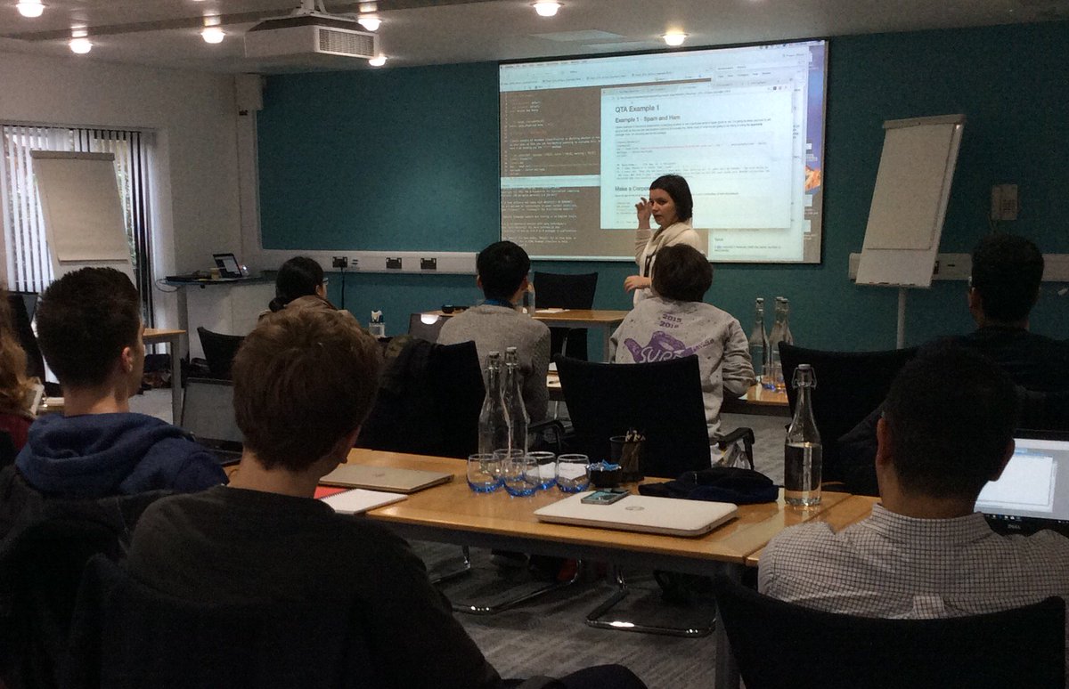 WQStep's tweet photo. Our first Masterclass is underway. Delighted to have @nicolebaerg with us! #qstepmasterclass https://t.co/52Av3dn5id