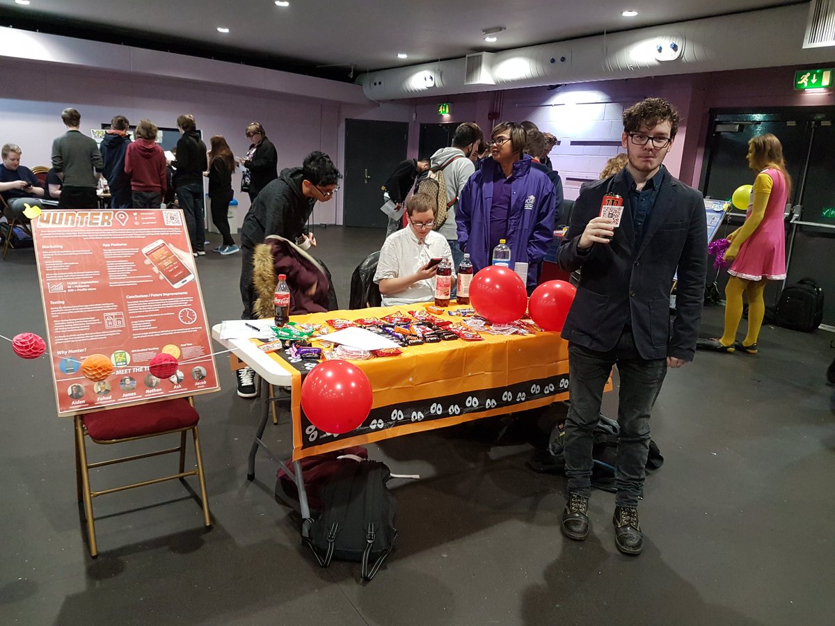 HunterAppF3's tweet photo. Pop by our stand today at Venue 53! Doors open at 10am! #UCLan4WC #Preston https://t.co/26nTFuyqQH