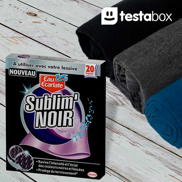 TestaboxFR's tweet image. Découvrez Sublim’Noir: sa formule innovante ravive l’éclat et l’intensité des couleurs foncées, pour un linge noir éclatant 👗  💫