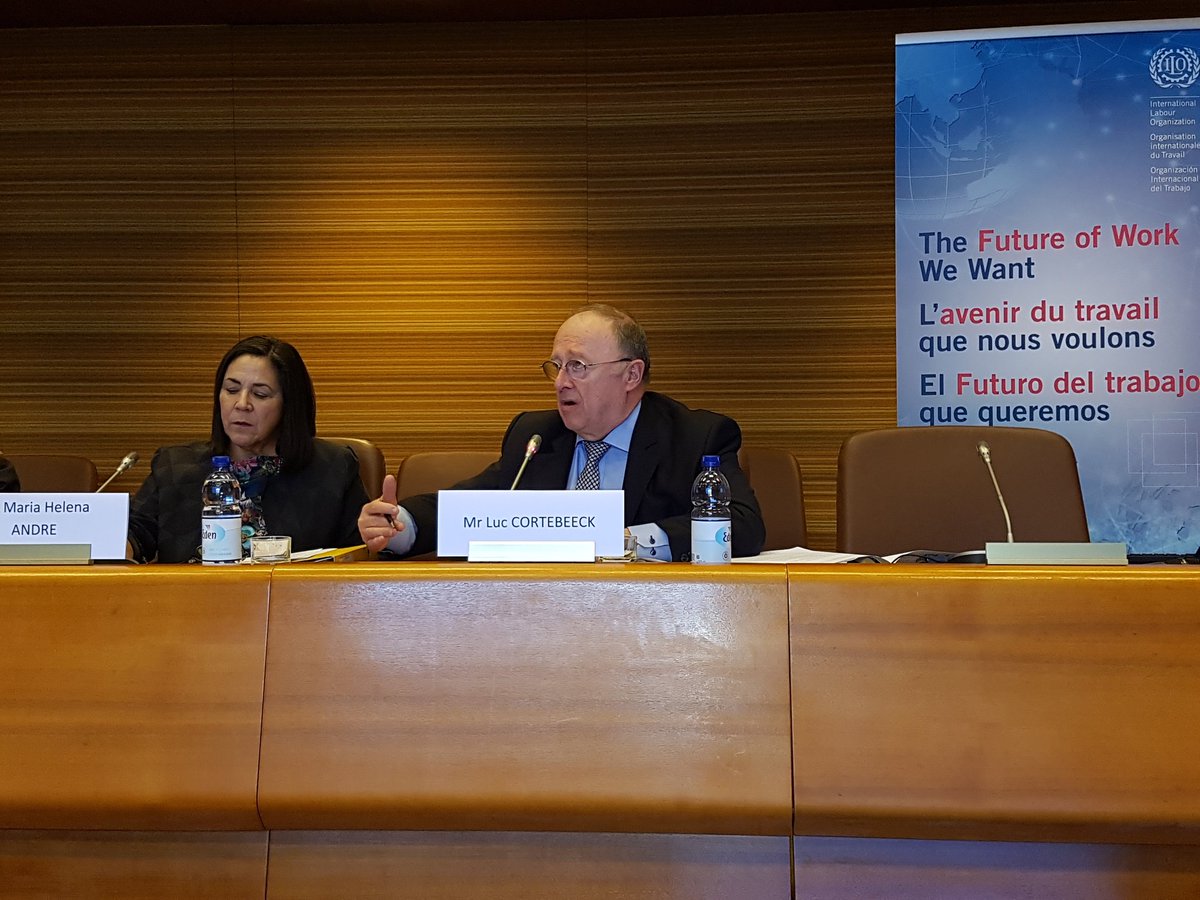 ILOACTRAV's tweet photo. Our societies are paying high price of the lack of regulation of new technologies.Luc #Cortebeeck Chair of the ILO Governing Body.#ILOFOW https://t.co/fpl6Cv1vbc