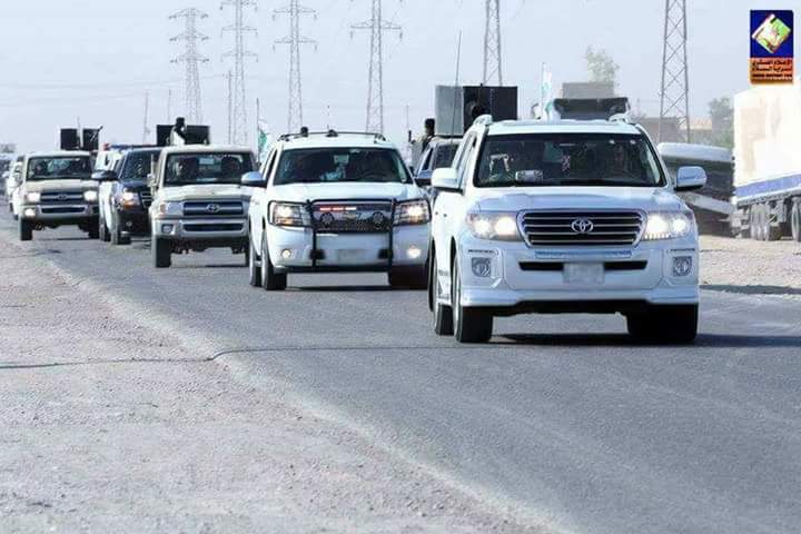 رجال الصدر دخلوا الميدان لـ يحلقوا كـ حمام السلام في #كركوك 

#انا_عراقي_ادعم_جيشي