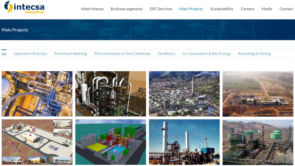 IntecsaInd's tweet photo. Successful experience in more than 700 EPC projects performed for major companies around the world. https://t.co/Td272XzvFf https://t.co/sdl7UpDc42
