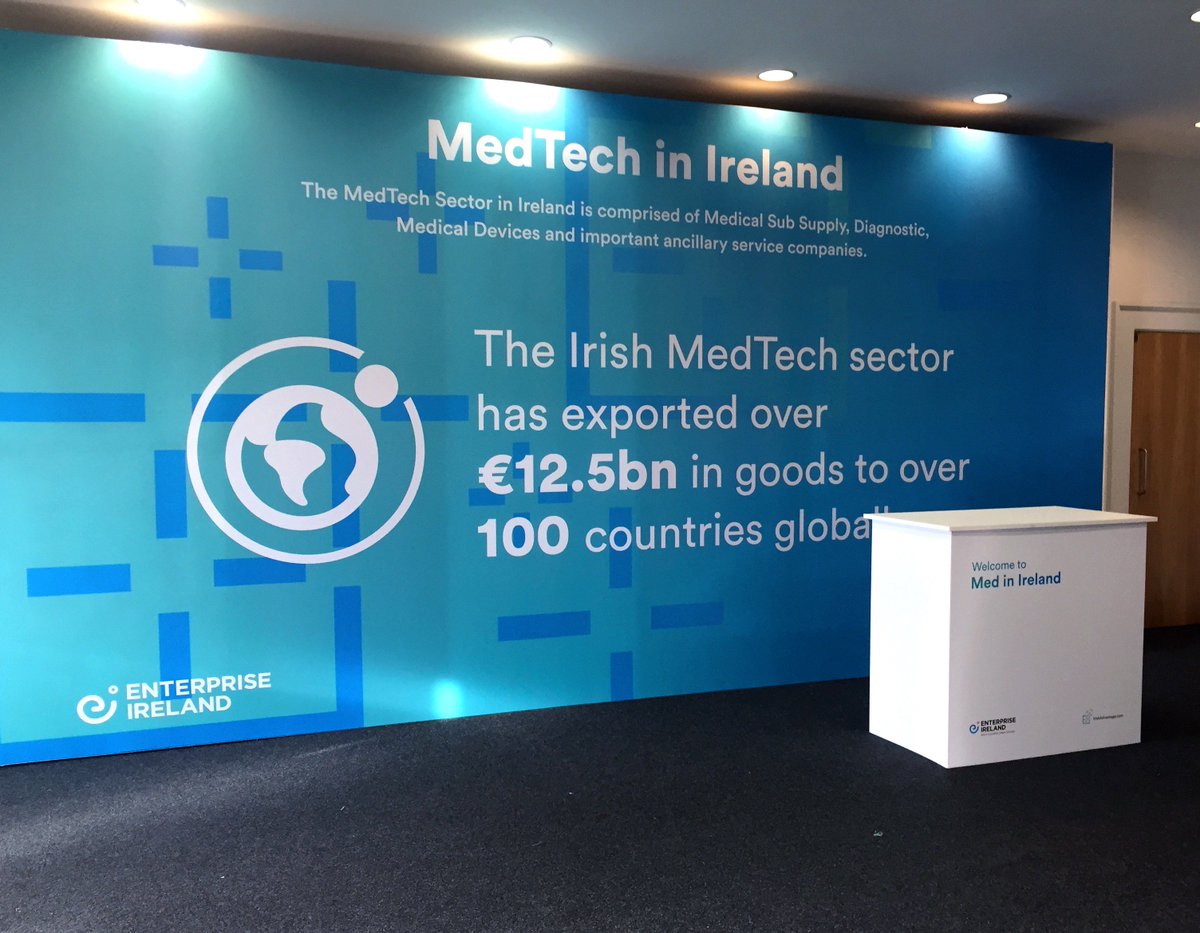 Top medtech companies from around the world come together <a href="/Entirl/">Enterprise Ireland</a> #MedinIreland exhibition &amp; meeting space designed by <a href="/ExhibitDesignGr/">Exhibit Design</a>