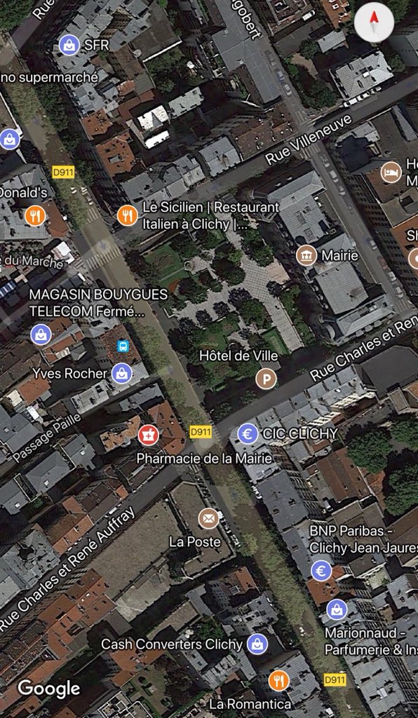 ant2014ant's tweet photo. @adrenaline1001 pour info, la pelouse qu’on aperçoit à droite est celle de la Mairie de #Clichylagarenne. il y a obstruction aux 2/3 de la #D911, pénétrante https://t.co/Zl1YFjz1XD