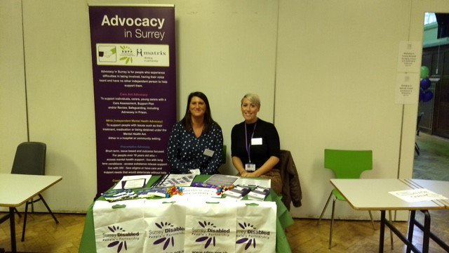 Surrey Disabled People's Partnership are at the Family Voice Surrey Event today, drop by and say hi to see how we can help.