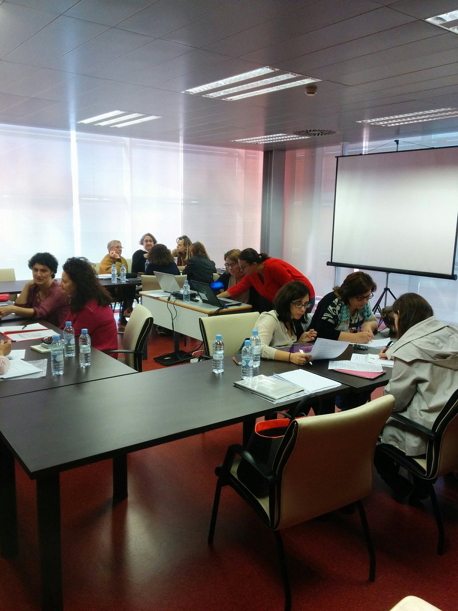 STI2016VLC's tweet photo. Monica Garcia Melon from @Ingenio_CsicUpv leading group work developing criteria & options for indicators of gender in #RRI #INPERRIproject https://t.co/2fuHaSQkUN