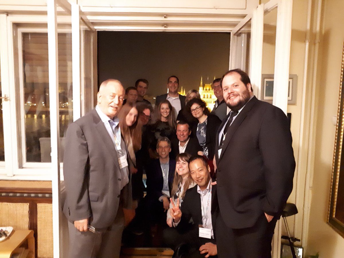 NoelGroupUvA's tweet photo. A memorable night in #budapest after the gala dinner! #FROST6Hungary #FlowChemistry https://t.co/2WMC0rkmlX