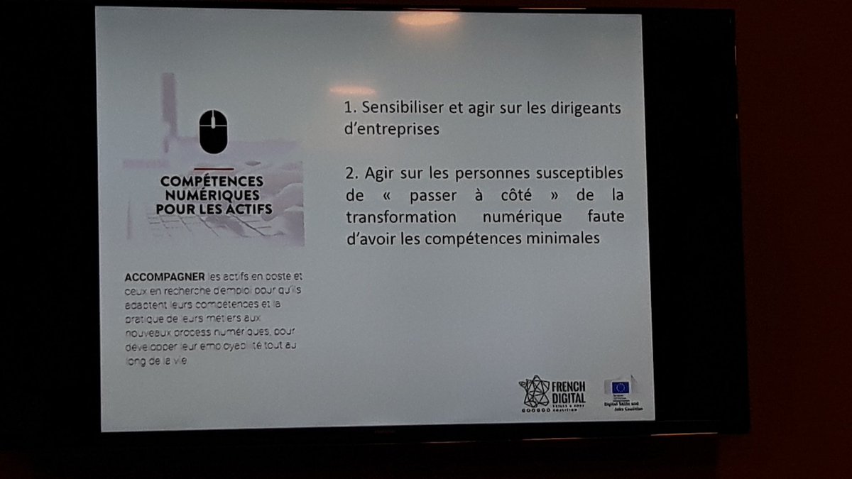 ANLCI_Lyon's tweet photo. Rapport groupe de travail 1de la #CoalitionNum compétences numériques pour les actifs : si on agit pas sur la base de la base on va exclure https://t.co/lK7yWk7eor