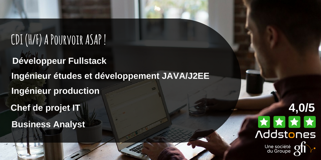 Addstones_Jobs's tweet photo. Hello ami #Follower ! Réalise tes ambitions et rejoins @Addstones en #finance !  #VendrediLecture #IT #tech #fintech #web #Digital #Geek https://t.co/1VWS0ueQnE