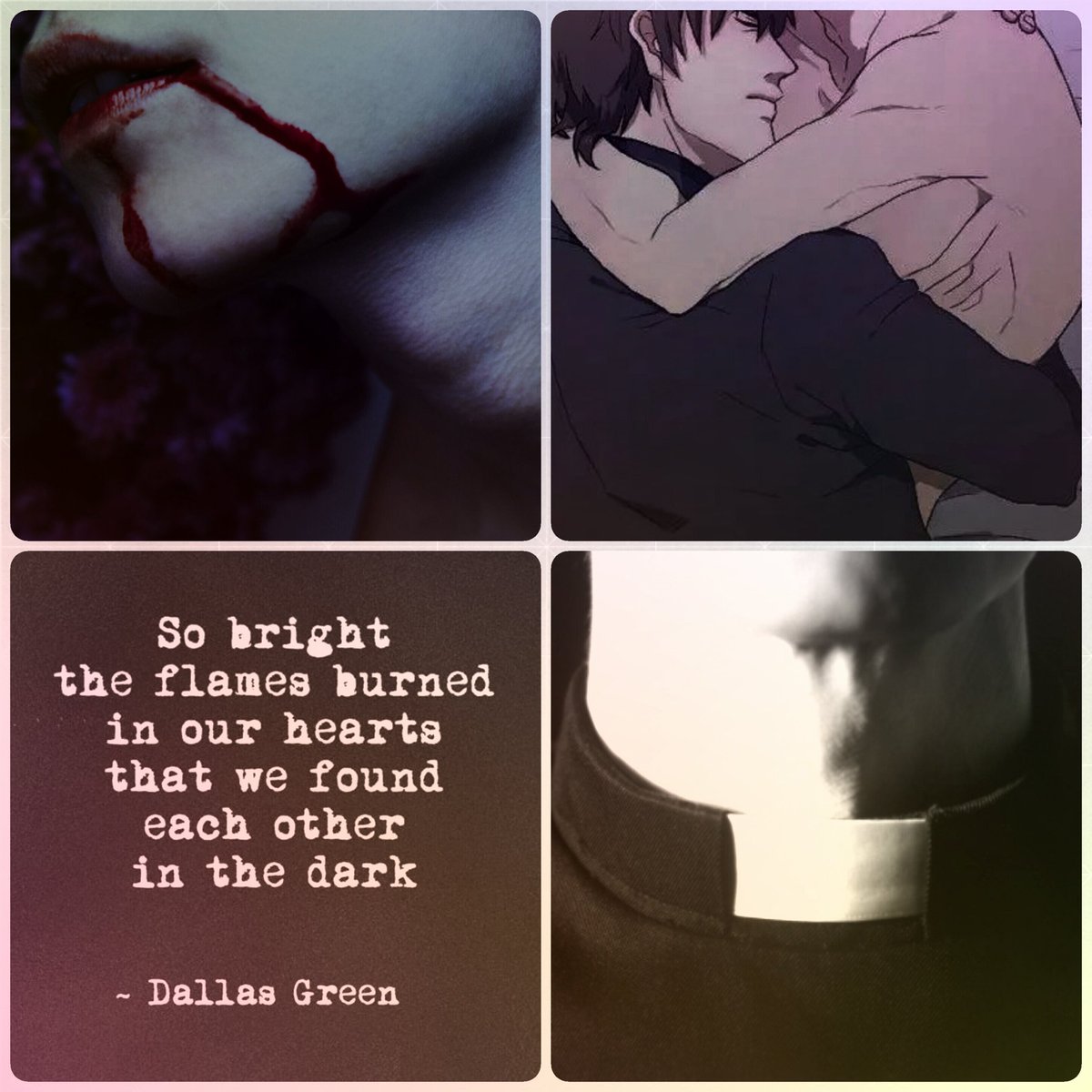 ✬❮✦✥✦❯✬

❝Mʏ sɪɴs ᴡɪʟʟ ᴘᴏᴜʀ ᴏᴜᴛ; ᴅᴀʀᴋ ᴘʀᴏᴍɪsᴇs ᴀɴᴅ ᴘᴏᴡᴇʀғᴜʟ ᴛᴇᴍᴘᴛᴀᴛɪᴏɴs ᴛʜᴀᴛ ᴡᴏᴜʟᴅ ᴍᴀᴋᴇ ᴀɴɢᴇʟs ᴡᴇᴇᴘ ᴀɴᴅ ᴅᴇᴍᴏɴs ᴅᴀɴᴄᴇ ɪɴ ᴊᴏʏ.❞

✬❮✦✥✦❯✬