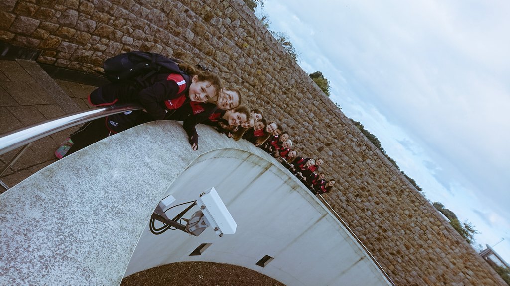 Freemenssport's tweet photo. Girls on route to their netball tournament! #watchthestep https://t.co/UrMDFg2EMK