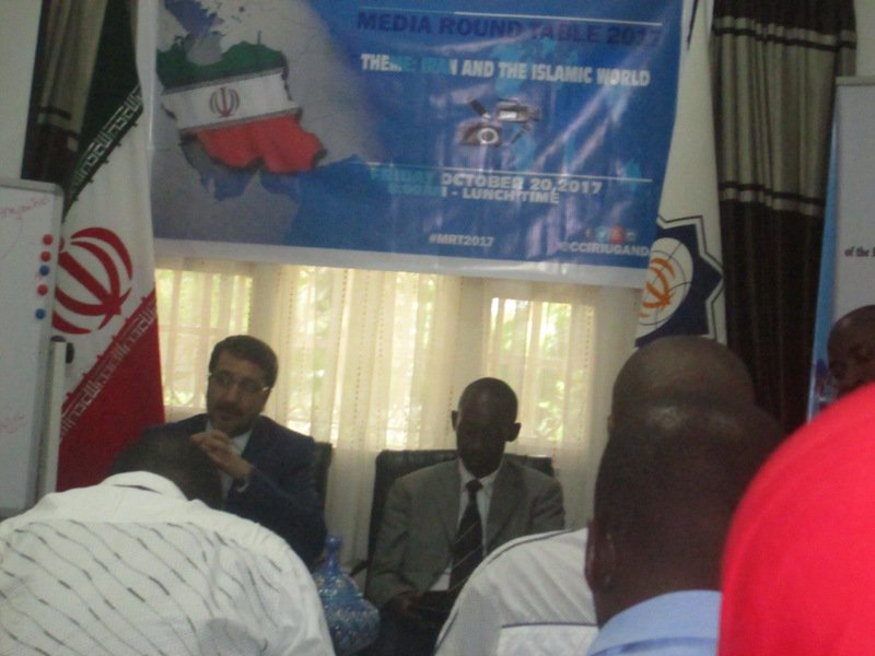 Weswala's tweet photo. Dr. Bakhtiar @CCIRI_UGANDA - for 40 years, Iran has been in the media for the wrong reasons but remained strong and prosperous #MRT2016 https://t.co/F6fWrJ1sBe