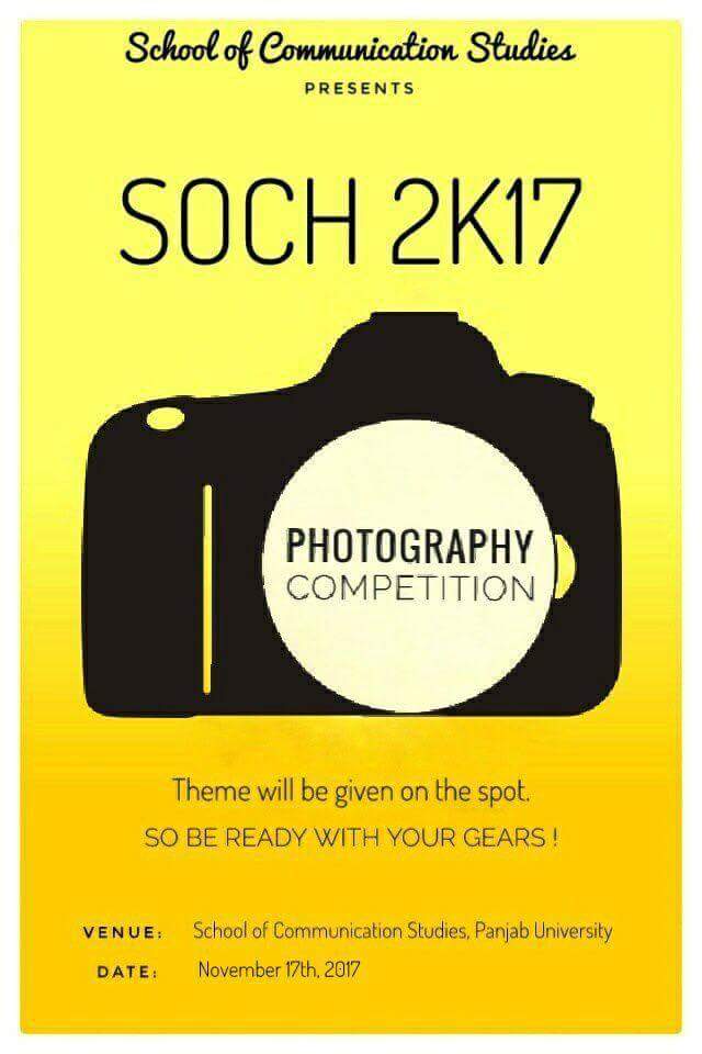 Soch2017's tweet photo. Do you like creating magic with your lens? Grab your cameras and get ready!
Registrations opening soon!
#SOCH2017
#sochlocalbannglobal https://t.co/9xFZ3yktQ2