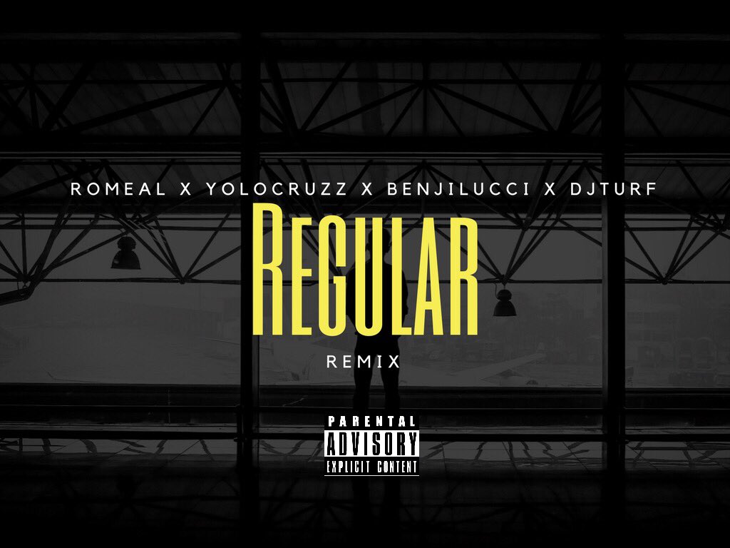 G_iamyunggee's tweet photo. π¨π¨ coming soon #regularRemix featuring @YoloCruzz @Benji_Lucci @DJTURFLMKR #Romell s/o to @drakeotheruler #itsregular https://t.co/L7BzXFvPcY