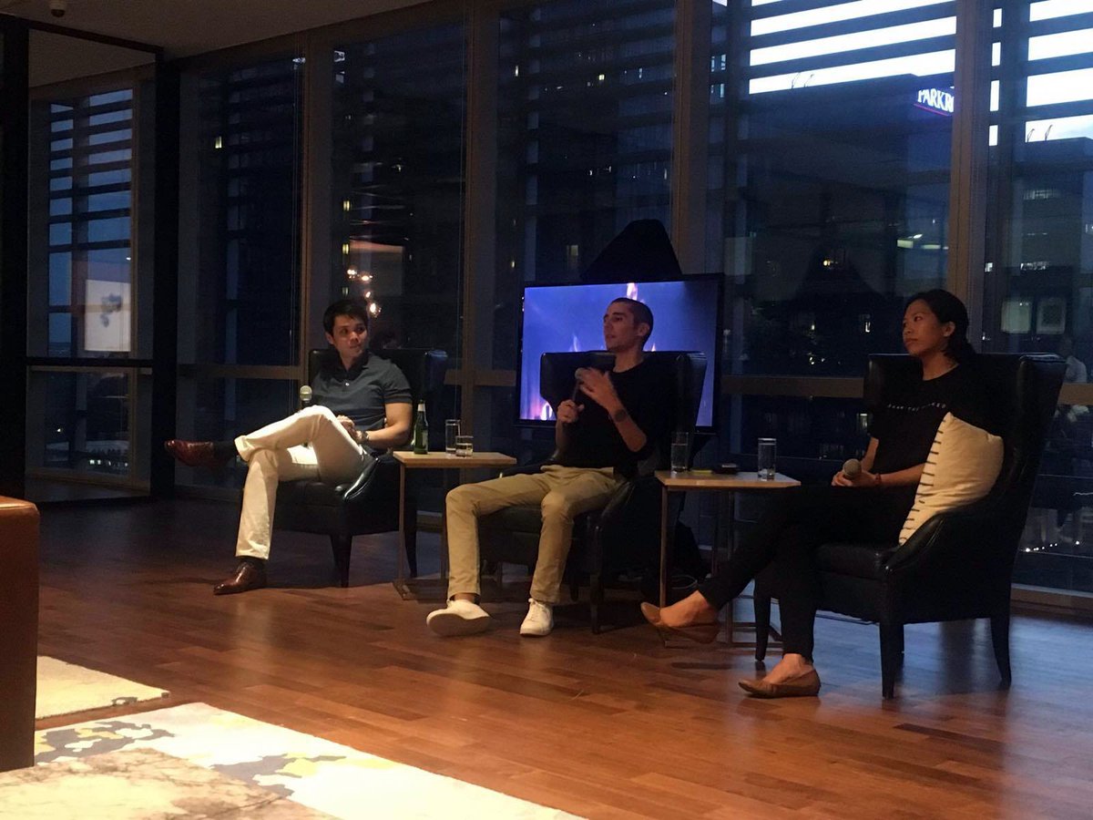 changefinance's tweet photo. Francisco shared Change's vision to an audience in Singapore, alongside OmiseGo's Vansa Chatikavanij and Golden Gate Ventures' Jeffrey Chua. https://t.co/1QHdLOQvsb