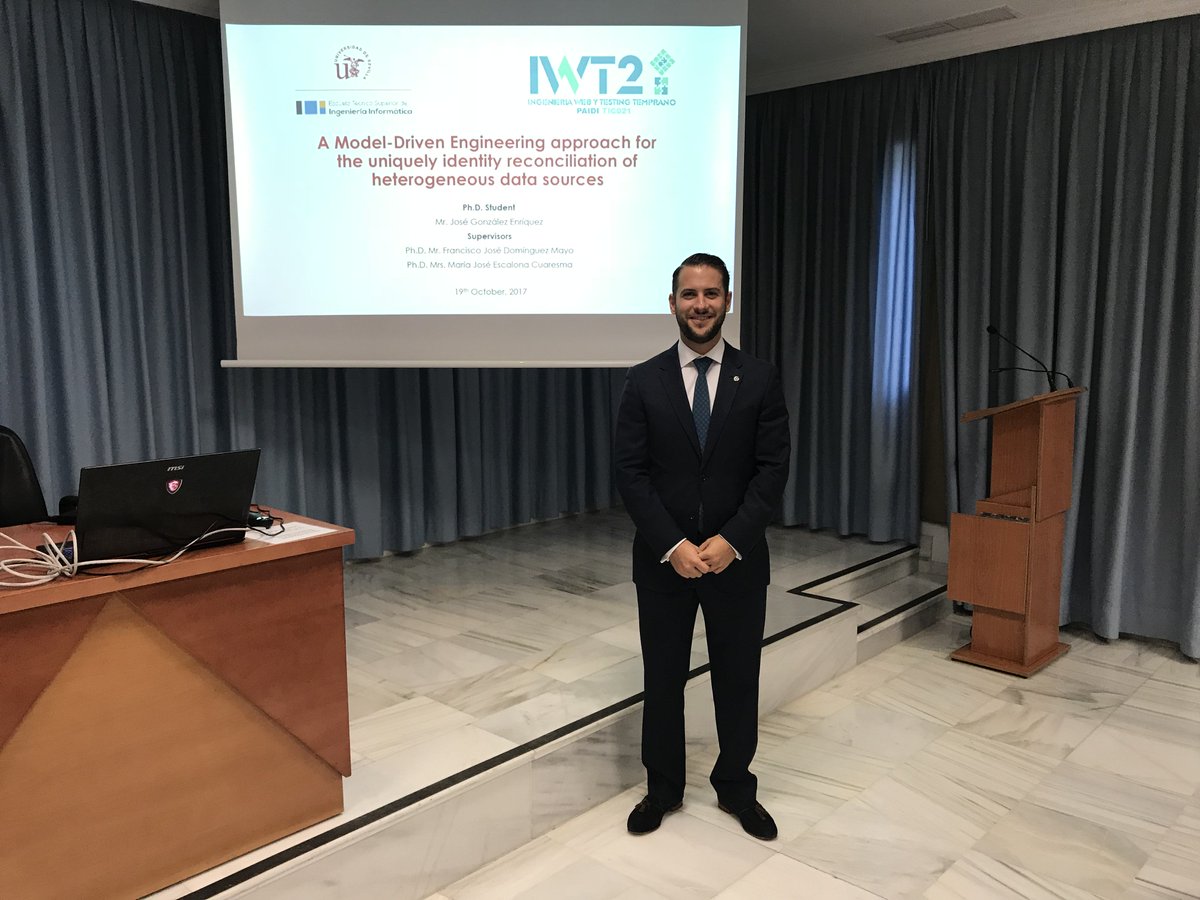 ES3_Group's tweet photo. Nuestro compañero @josegenriquez ha defendido su #tesisdoctoral en la @etsii obteniendo la máxima calificación #CumLaude. #Enhorabuena!! https://t.co/Vel3JWwM7V