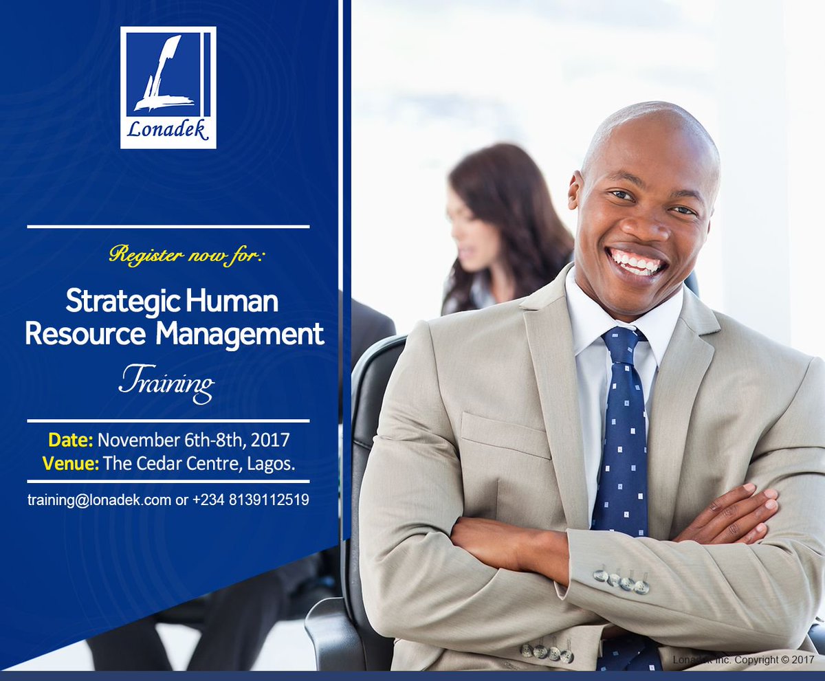 LonadekInc's tweet photo. #Develop the ability to #attract #manage and #retain the best people for your org.
Visit https://t.co/1eBfBEuvjD to register
#SHRMtraining https://t.co/nUcS3iYq2W