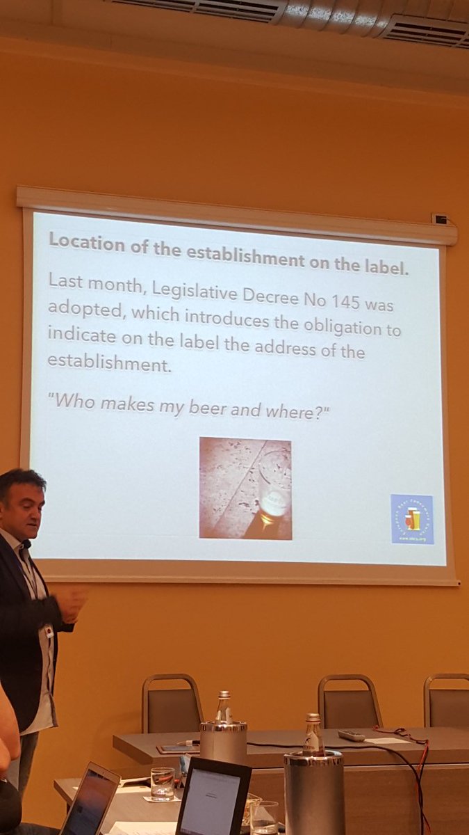 An important piece of work finished in Italy last month, to be implemented from March 2018. Still to do in Ireland.