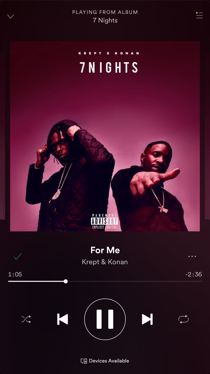 Nia_V_Official's tweet photo. Catch me singing on these two bangers 🌓 both produced by @ProducerEY 💗 #7Days7Nights @kreptplaydirty @konanplaydirty https://t.co/4nr2xKqXWD